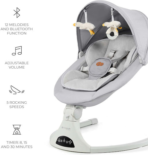 Kinderkraft Elektrische Babywippe Tulsy Grau