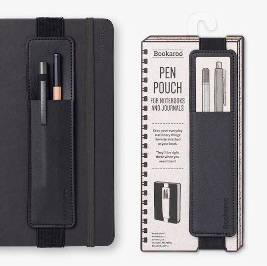 IF Leather Pen Holder Suitable for 2 Pens Black