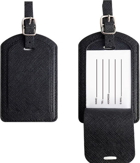 Travel Tag Ετικέτα Βαλίτσα Μαύρη Oem