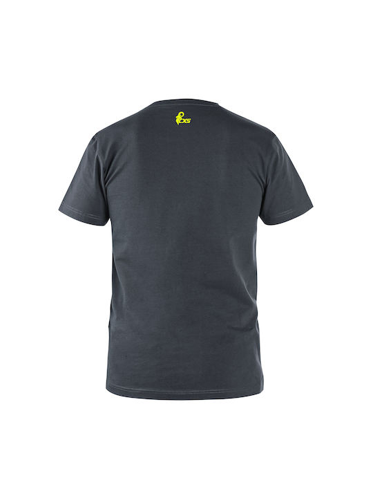 Canis Safety T-Shirt Εργασίας Γκρι 1610-430-737-00