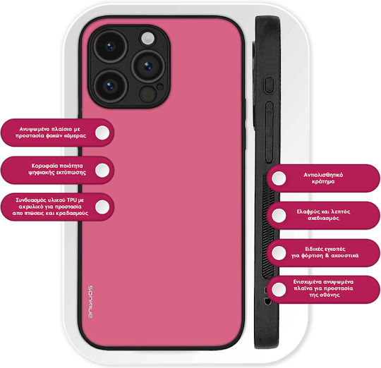 Sonique Colorbloc Back Cover Silicone Pink (OnePlus 10T)