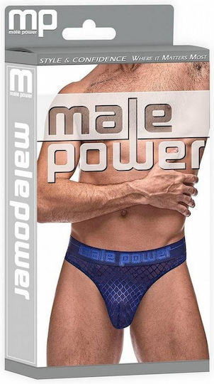Malepower Ανδρικό Sexy String Μπλε