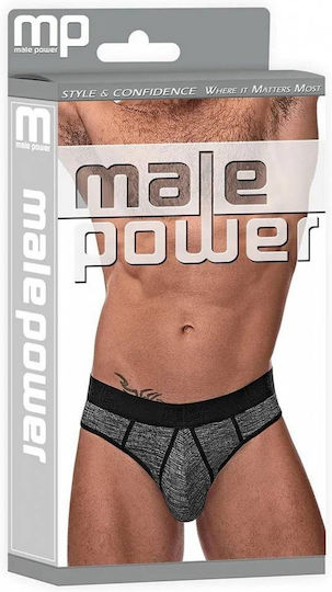 Malepower Ανδρικό Sexy String Μαύρο