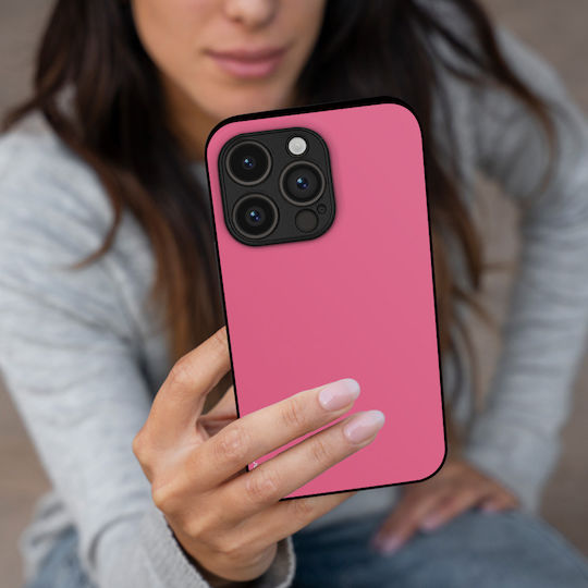 Sonique Colorbloc Umschlag Rückseite Silikon Rosa (Oppo A60)