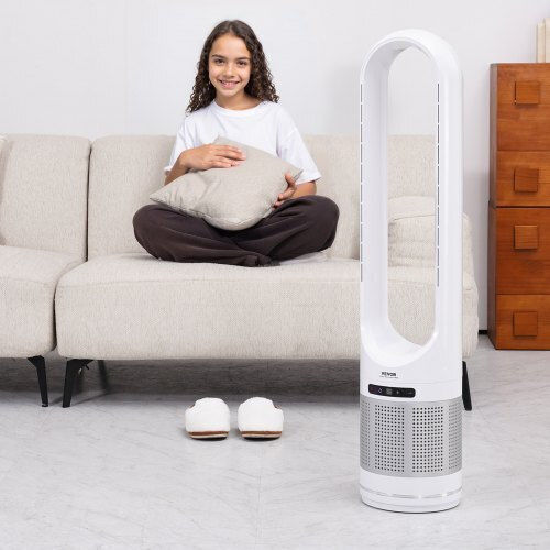 Vevor Bladeless Fan 30W with Remote Control Green
