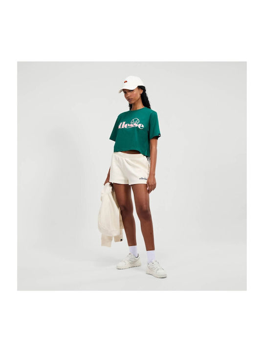 Silo Γυναικείο Crop T-shirt Πράσινο