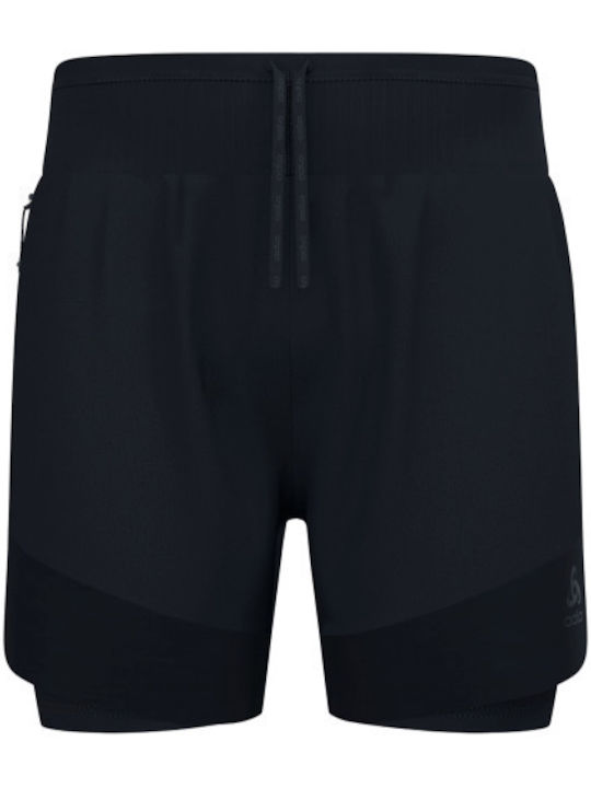 Xalp 6 2-in-1 Sport Herren Shorts Schwarz