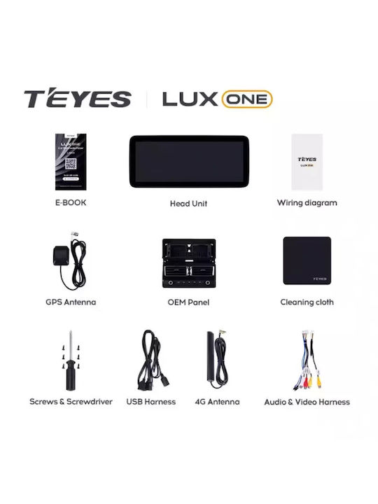 Teyes Sistem Audio Auto pentru BMW Serie 3 (E46) / E46 Skoda Rapid 1997-2006 (Bluetooth/USB/WiFi/GPS/Apple-Carplay/Android-Auto/Partitură) cu Ecran Tactil 12.3"