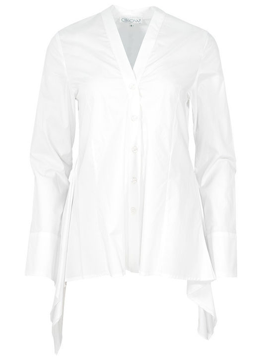 Women's Long Sleeve Shirt White