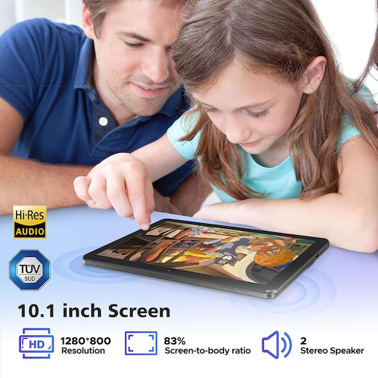 Doogee T10W 4G 10.1Inches Tablet (4GB/128GB/Pen & Keyboard) Blue