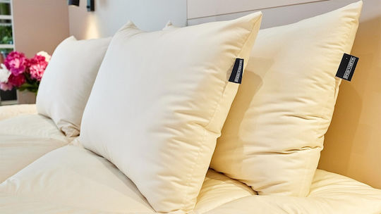 Valeria Home Μαξιλάρι Ύπνου Μάλλινο 80x80cm 2τμχ