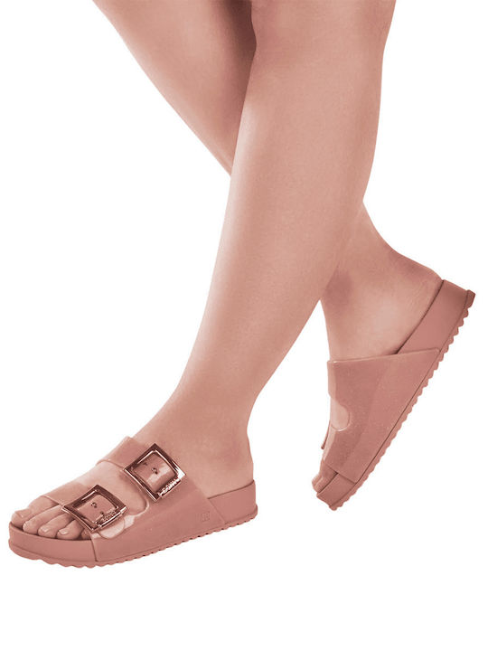 Γυναικεία Σανδάλια Ροζ Χρυσό