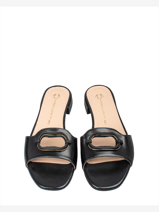 Sandale Casual Damă Din Piele Negru