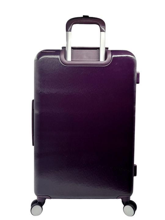 Calvin Klein Großer Hart-Reisekoffer Lila mit 4 Rädern Höhe 79cm