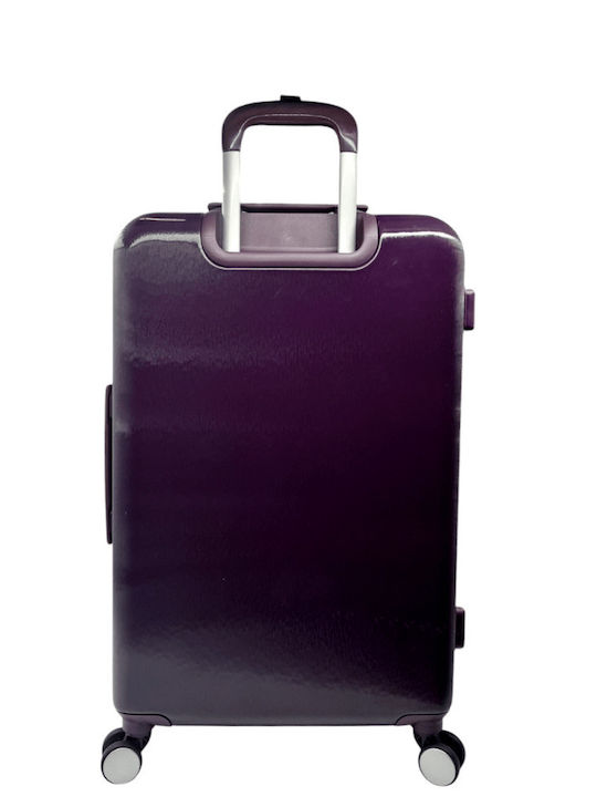 Calvin Klein Valiză De Călătorie Medie Dură Violet Cu 4 Roți Înălțime 68.5 Cm