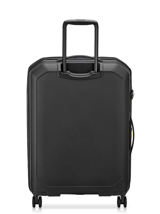 Delsey Anvers Medium Hard Suitcase Black With 4 Wheels Height 64.5cm