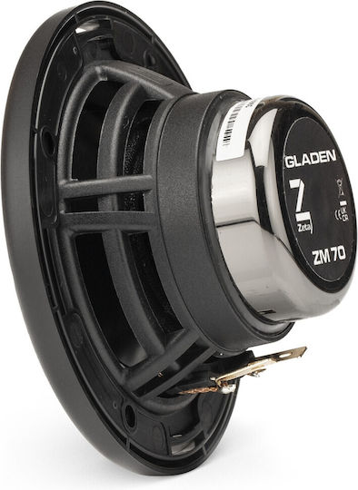 Gladen ZETA ZM-70 Silver Σετ Ηχεία Αυτοκινήτου με 80W RMS (Midrange)
