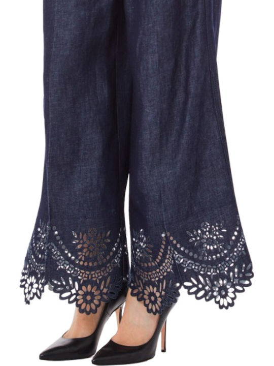 Γυναικείο Jean Παντελόνι Καμπάνα Dark Denim Blue