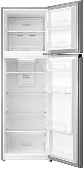 Morris Double Door Refrigerator 266lt Total NoFrost H165.7xW54.5xD66cm Inox T72266ETN