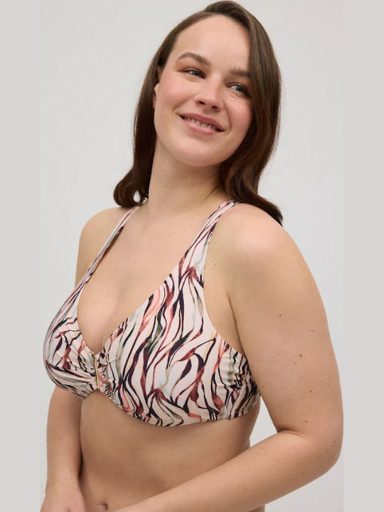 Top De Bikini Sutien Ecru