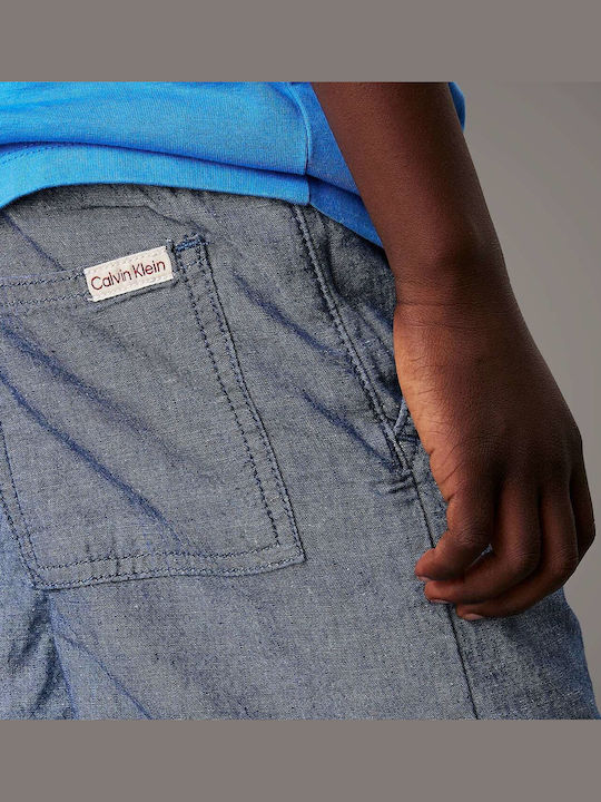 Kids' Shorts/Bermudas Fabric Dark Azur