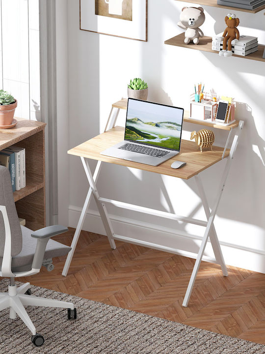 Desk Wooden White 81.5x62x86.5cm