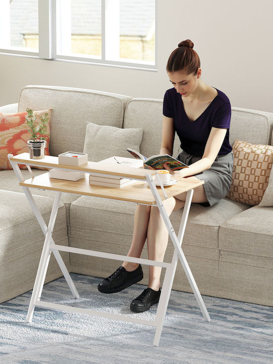 Desk Wooden White 81.5x62x86.5cm