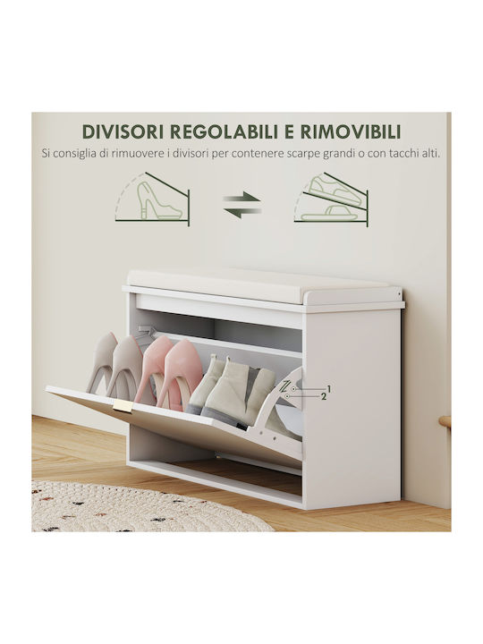 Lemnoasă Suport pentru pantofi L80xW26xH47.5cm