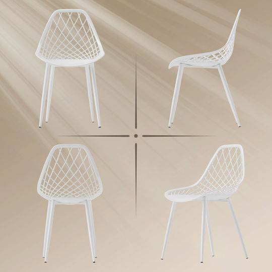 Stühle Speisesaal White 4Stück