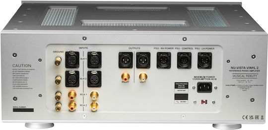 Musical Fidelity Nu-vista Vinyl 2 Phono Preamp Ασημί