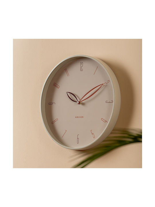Karlsson Petals Wall Clock – Metal Clock Ø40 Cm Ka6012wg