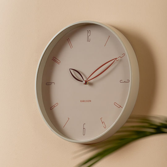 Karlsson Ρολόι Τοίχου Petals Wall Clock– Μεταλλικό Ρολόι Ø40 Cm Ka6012wg Karlsson Ρολόι Τοίχου Petals Wall Clock– Μεταλλικό Ρολόι Ø40 Cm Ka6012wg
