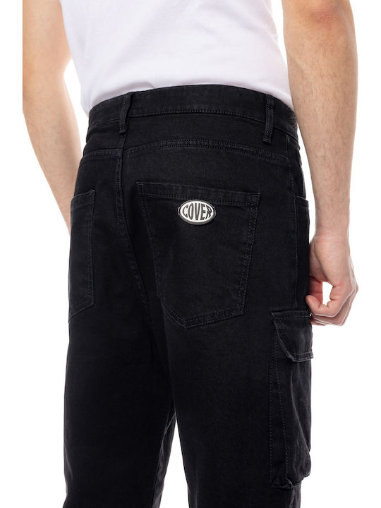 Hose Cargo in Weitem Schnitt Black