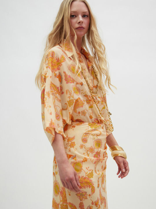 Maxi Φούστα Banana Yellow