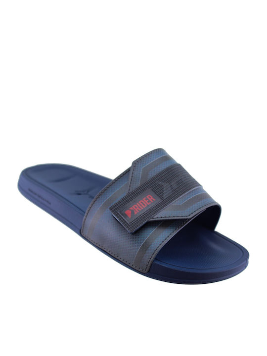 Men's Blue Slides
