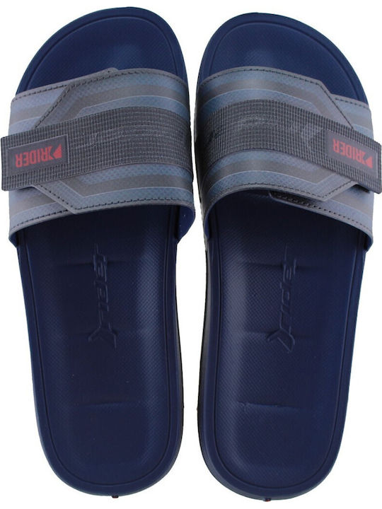 Men's Blue Slides