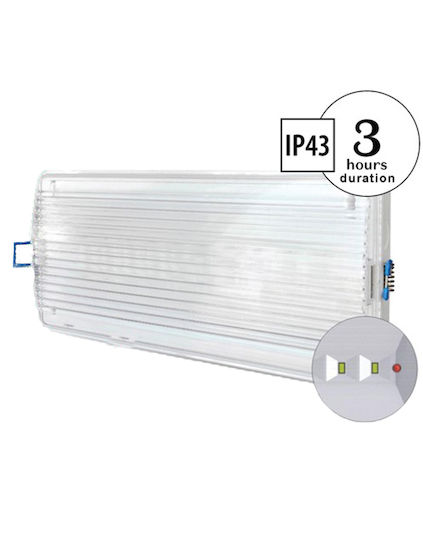 Universe Rechargeable LED Sign Light with Battery Powered and Mounting Sticker 1pcs