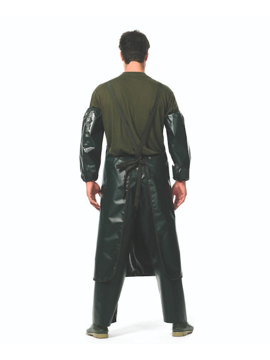 Waterproof Apron 40b Width 102cm 430gr/m2 Green Large