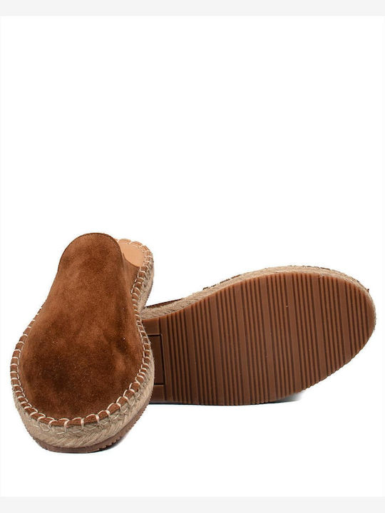 Men's Suede Casual Shoes Tabac Brown