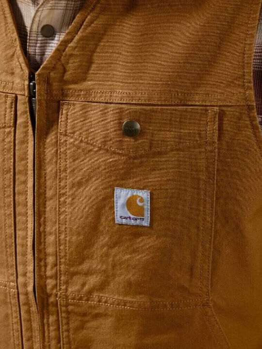 Montana Sleeveless Jacket Camel