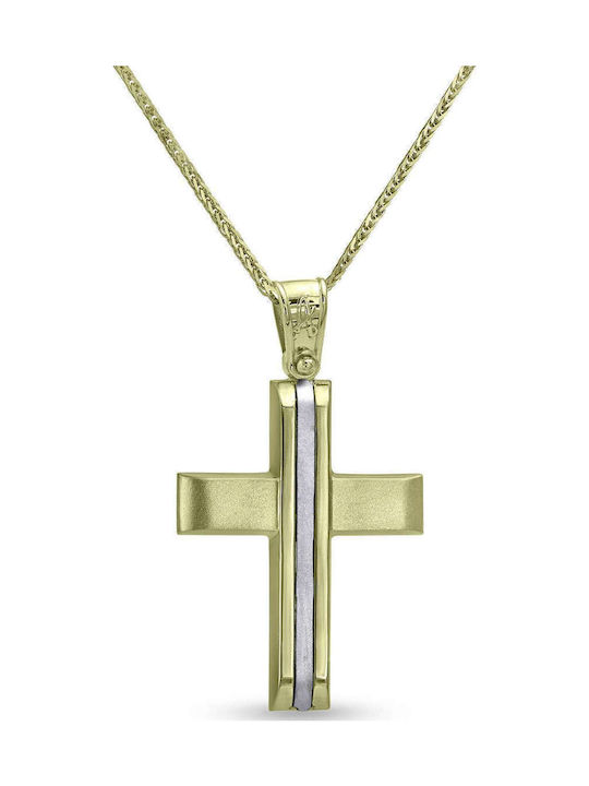CHrysolithos Men's Gold Cross 14K