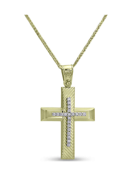 CHrysolithos Women's Gold Cross 14K