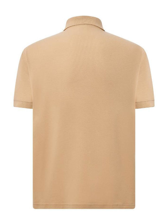 JHK Ανδρικό Διαφημιστικό T-shirt Κοντομάνικο Μπεζ