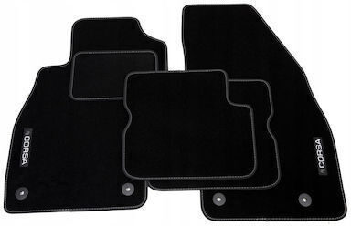 Me Premium Set of Front and Rear Mats 4pcs for Opel Corsa 2014-2019 Black