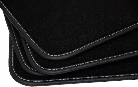 Me Premium Set of Front and Rear Mats 4pcs for Ford Focus 2010-2018 Black