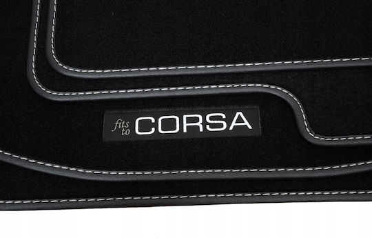 Me Premium Set of Front and Rear Mats 4pcs for Opel Corsa 2006-2014 Black