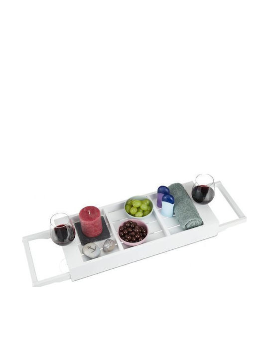 Relaxdays Support Extendable White 67.5-101.5 X 20.5 Cm