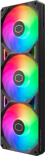 CoolerMaster SickleFlow Edge 360 Case Fan 120mm 2500rpm with ARGB Lighting and 4-Pin PWM Connection