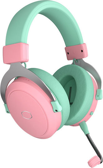CoolerMaster CH351 Über Ohr Gaming-Headset mit Verbindung 3,5mm / Bluetooth / USB Grün