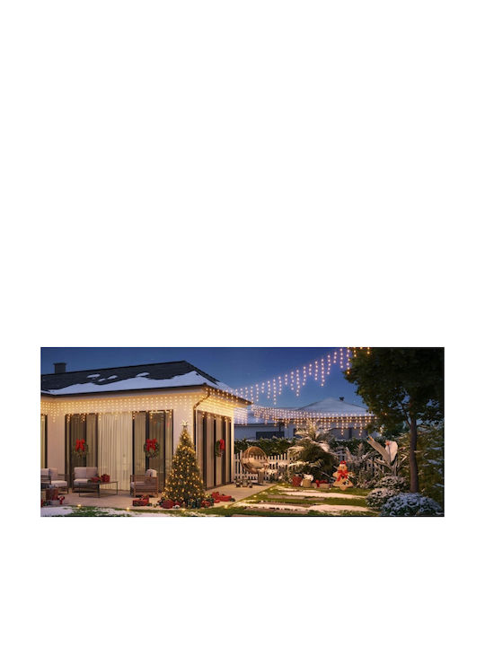 Govee Icicle Lights Водоустойчива Смарт Гирлянда За Осветление LED 10м Govee Icicle Lights Водоустойчива Смарт Гирлянда За Осветление LED 10м